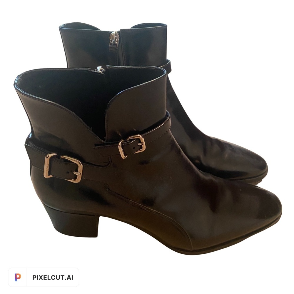 TOD’s Buckle Leather Ankle Boots - Size 42